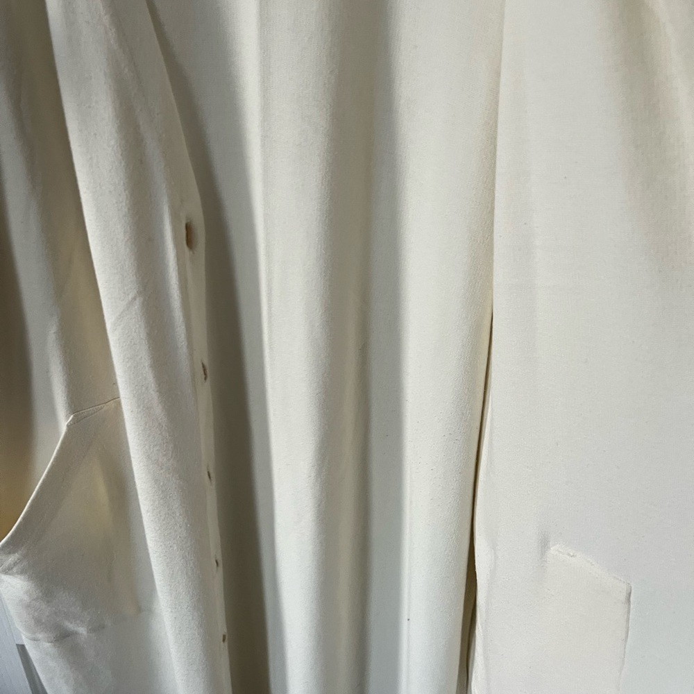 Linda Lundstrom vintage long cream cardigan - Picture 8 of 10